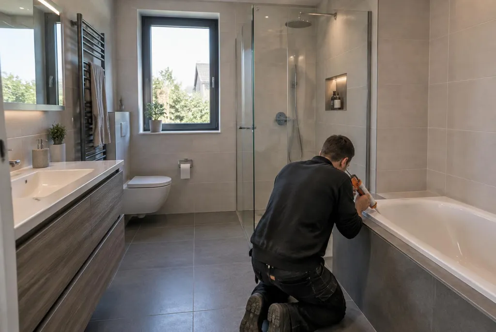 Kitbedrijf Baarn – badkamer kit vervangen bij de douche